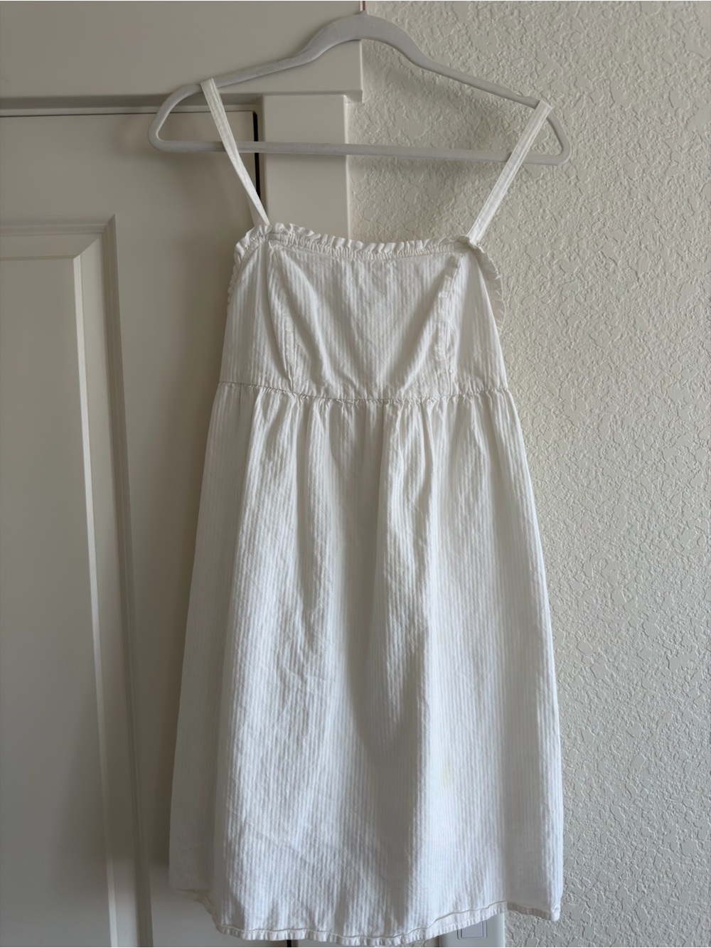 Brandy Melville White Spaghetti Strap Dress